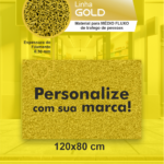 Tapete Personalizado - Vinilkap Gold - 120x80 cm - Amarelo