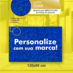 Tapete Personalizado - Vinilkap Gold - Médio Fluxo - 120x80 cm - Azul Royal