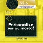 Tapete Personalizado - Vinilkap Gold - Médio Fluxo - 120x80 cm - Verde Floresta