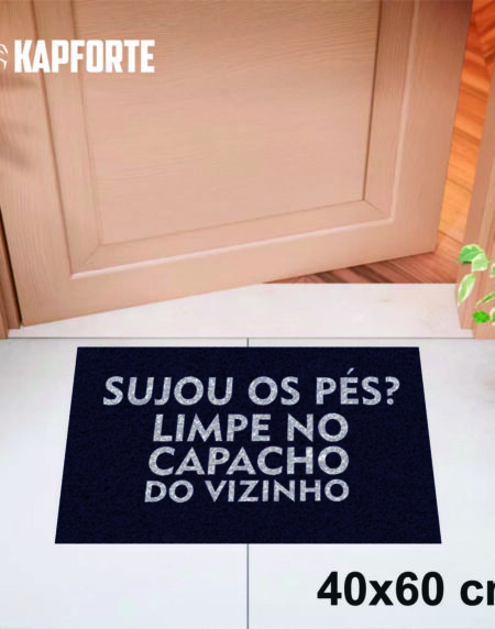 Capacho vinil 40x60 - Sujou os Pés