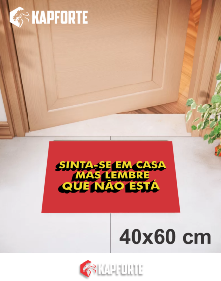 Capacho vinil 40x60 - Sinta-se Em Casa