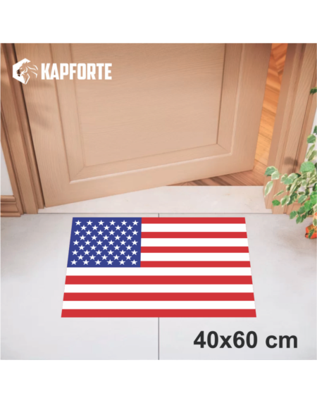 Capacho vinil 40x60 - Bandeira dos Estados Unidos