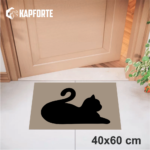 Capacho vinil 40x60 - Gato Desenho